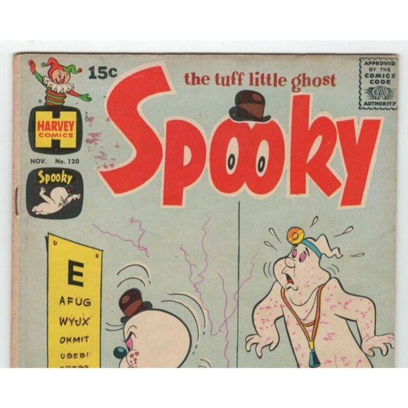 Comic Book Harvey Comics The Tuff Little Ghost Spooky Nov #120 Vintage - Picture 4 of 8